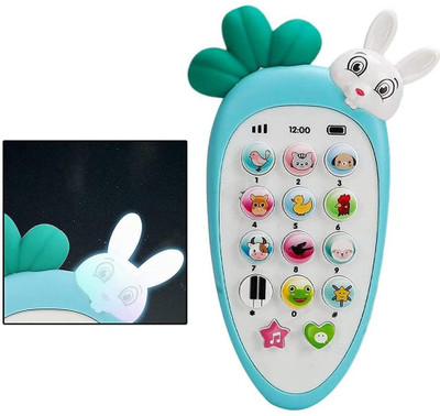 Pulsbery Smart Rabbit Phone Cordless Feature Mobile Phone Toys for Kids(Multicolor)
