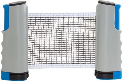 Forgesy Foldable & Portable Innovative Retractable Table Tennis Table Tennis Net Table Tennis Net(White)