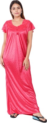 REN STAR Women Nighty(Pink)