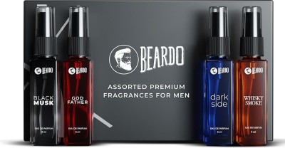 BEARDO Assorted Premium Perfume Gift Set for Men | Long Lasting Fragrances | 4 x 8 ml Eau de Parfum – 32 ml