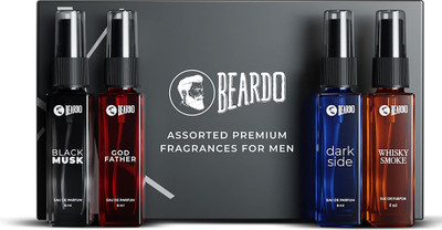 BEARDO Assorted Premium Perfume Gift Set for Men | Long Lasting Fragrances | 4 x 8 ml Eau de Parfum – 32 ml