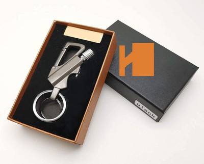 WunderVoX Keychain Bottle Opener and Matchstick Kerosene Refillable Keychain Lighter-X35 Pocket Lighter(Black)