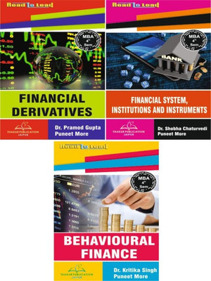 RTU/MBA 4 Semester Finance Combo Set (3in1) Financial Derivatives , Financial System , Institutions And Instruments , Behavioural Finance(Paperback, EXPERIENCED FACULTIES)