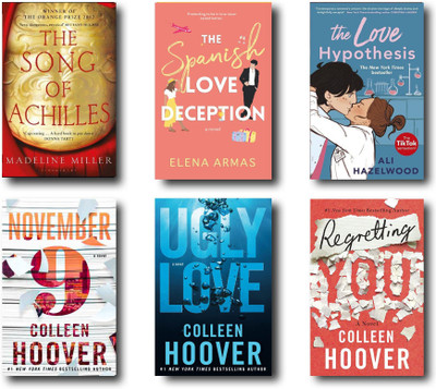 Song Of Achilles + The Spanish Love Deception + The Love Hypothesis + November 9 + Ugly Love + Regretting You (Special Combo)
Paperback – 1 January 2018
by Multiple Authors (Author)(Paperback, colleen Hoover, Multiple Authors) Song Of Achilles + The Spanish Love Deception + The Love Hypothesis + November 9 + Ugly Love + Regretting You (Special Combo)
Paperback – 1 January 2018
by Multiple Authors (Author)(Paperback, colleen Hoover, Multiple Authors)