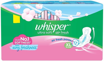 Whisper Ultra Soft XL Sanitary Pads – 30 Count Sanitary Pad