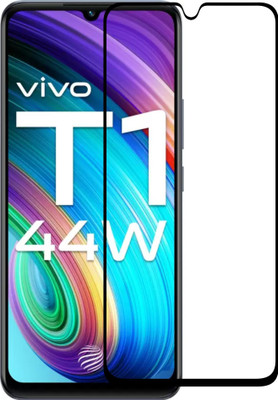 Ten To 11 Edge To Edge Tempered Glass for Vivo T1 44w(Pack of 1)