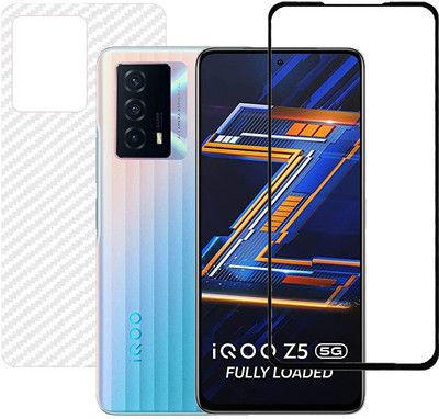 HOBBYTRONICS Front and Back Screen Guard for IQOO Z5(Pack of 1)