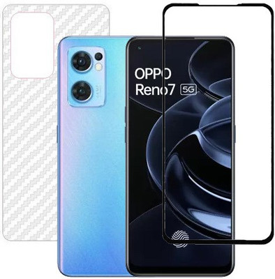 HOBBYTRONICS Front and Back Screen Guard for Oppo Reno7(Pack of 1)