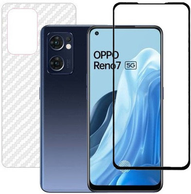 HOBBYTRONICS Front and Back Screen Guard for Oppo Reno7(Pack of 1)