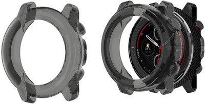 CallSmith Front and Back Screen Guard for Amazfit Stratos 3 Silicone TPU Protective Case Compatible for Amazfit Stratos 3 Smartwatch(Pack of 1)