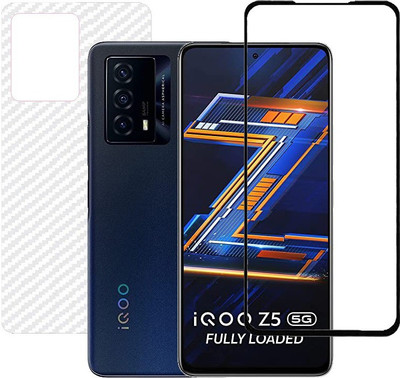 ECMERED Front and Back Screen Guard for iQOO Z5(Pack of 1)
