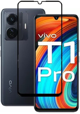 CASEHUNT Edge To Edge Tempered Glass for Vivo T1 Pro 5G(Pack of 1)