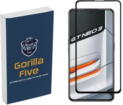 GORILLA FIVE Edge To Edge Tempered Glass for Realme GT Neo 3-5G(Pack of 1)