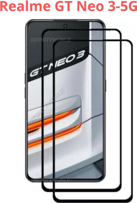 GORILLAPRIME Edge To Edge Tempered Glass for : Realme GT-Neo 3 5G(Pack of 2)