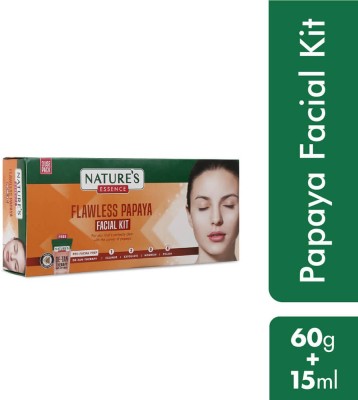 Nature's Essence FLAWLESS PAPAYA FACIAL KIT 60GM (280MRP)(60 g)