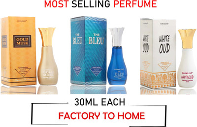 FORMLESS Set of Gold Musk , Bleu and Whiteoud 30ml perfumes Perfume  -  90 ml(For Men & Women)