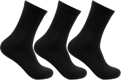 BONJOUR Men Solid, Self Design Mid-Calf/Crew