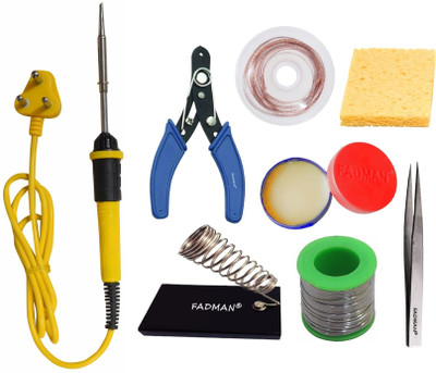 FADMAN Basic 2nd Beginner Kit Combo Pack of 8 25 W Simple(Flat Tip)