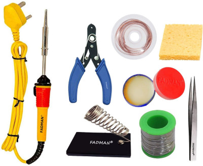 FADMAN Basic 3rd Beginner Kit Combo Pack of 8 25 W Simple(Flat Tip)
