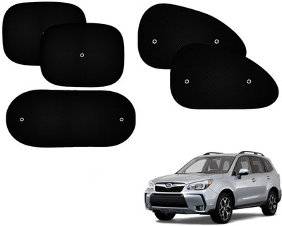 Automotive Prist Side Window Sun Shade For Subaru Forester(Black)