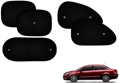 Automotive Prist Side Window Sun Shade For Fiat Palio(Black)