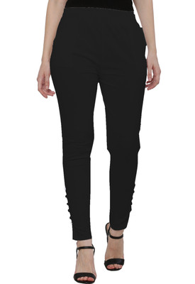 VEDANSH ENTERPRISES Slim Fit Women Black Trousers