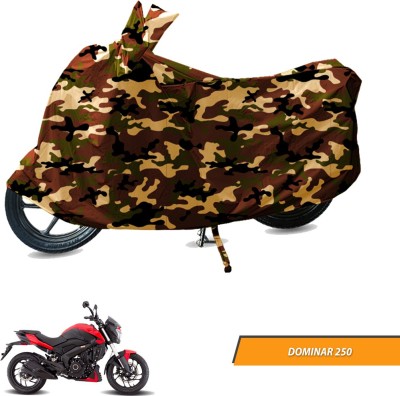 Electronic Buzzzz Waterproof Two Wheeler Cover for Bajaj(Dominar 250, Multicolor)