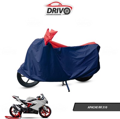 Drivo Waterproof Two Wheeler Cover for TVS(Blue, Red)