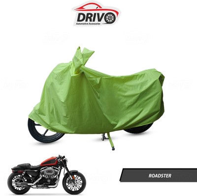 Drivo Waterproof Two Wheeler Cover for Harley Davidson(Roadster, Green)