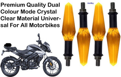 AIRSKY Side LED Indicator Light for Universal For Bike Universal For Bike(Yellow)