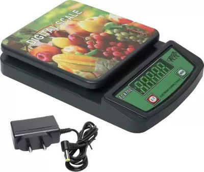 RTB 10kg scale with Inbuilt Rechargeable Battery weighing scale taraju(Grey) Weighing Scale(Black)