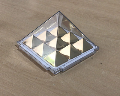 JITEN MULTIER GOLD YANTRA OF JITEN PYRAMID Plastic Yantra(Pack of 1)