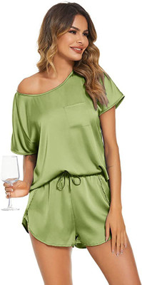 UWNAQA Top Hot Pants Co-ords Set