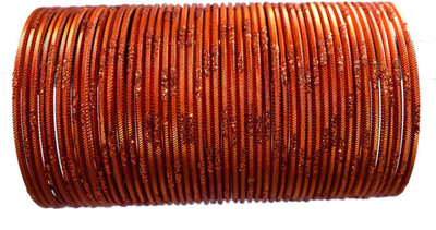 MOKSH INFRACON Plastic Beads Gold-plated Bangle Set(Pack of 50)