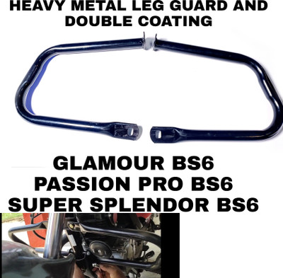 imad HEAVY METAL LEG GUARD BS6 Bike Crash Guard(Hero)