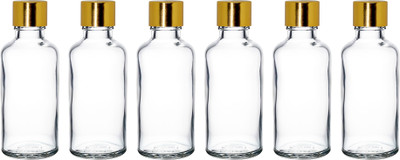 nsb herbals 50 ml Glass Bottle(Pack of 6, Clear)