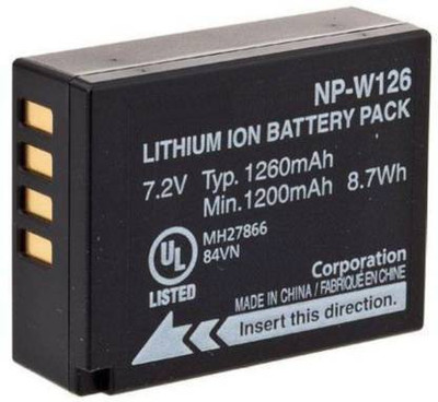 IJJA NP-W126 Rechargeable camera battery pack compatible for Fujifilm camera charger  Camera Battery Charger(Black)