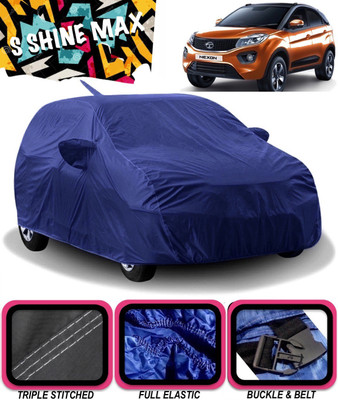S Shine Max Car Cover For Tata Nexon (With Mirror Pockets)(Blue)
