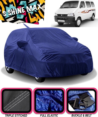 S Shine Max Car Cover For Maruti Suzuki Eeco (With Mirror Pockets)(Blue)