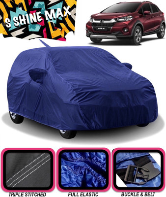 S Shine Max Car Cover For Honda WRV (With Mirror Pockets)(Blue)