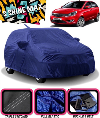 S Shine Max Car Cover For Tata Bolt (With Mirror Pockets)(Blue)