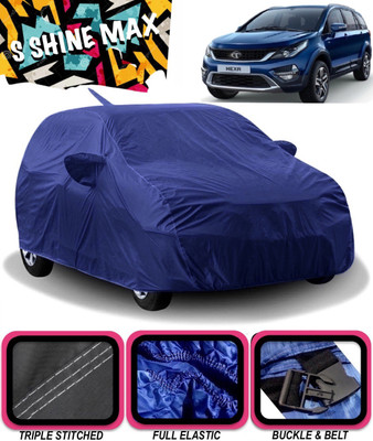S Shine Max Car Cover For Tata Hexa (With Mirror Pockets)(Blue)