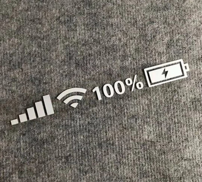 amazinghub Sticker & Decal for Car & Bike(White)