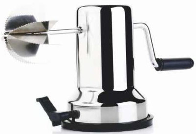 HIRCHHAYA SS Coconut Scraper for Kitchen Vacuum Base Coconut Scraper, Silver Coconut Scraper(1 Scraper Assembly With Stand AirLock)
