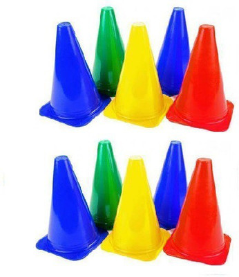 HHS SPORTS Cone Marker Pack of 10(Multicolor)