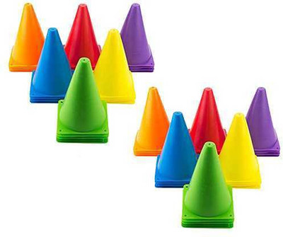 HHS SPORTS Cone Marker Pack of 12(Multicolor)