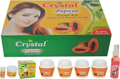 CRYSTAL Papaya Facial Kit 300gm(8 x 37.5 g)