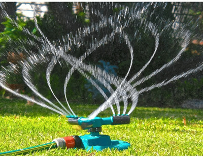RABJET 3 Arm 360 ° Sector Rotating Water Sprinkler Garden Pipe 1 L Hose-end Sprayer 1 L Hose-end Sprayer