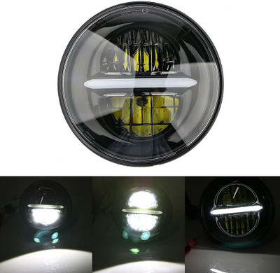 acube mart LED Fog Light for Royal Enfield, Harley Davidson Classic 500, Classic 350, Thunder Bird 350, Classic, Bullet Electra