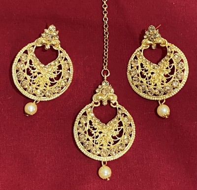 Varniraj enterprise Alloy Gold-plated Gold Jewellery Set(Pack of 1)